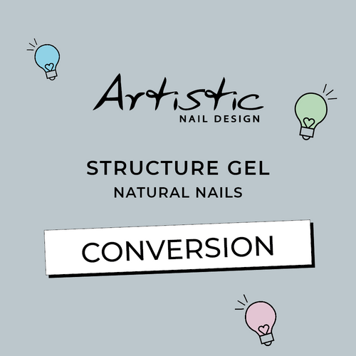 Artistic Structure Gel Conversion - Natural Nail Artistic Structure Gel Conversion - Natural Nail