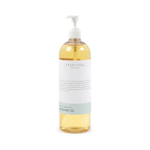 SPARITUAL Geranium Cedarwood Massage Oil 1000ml