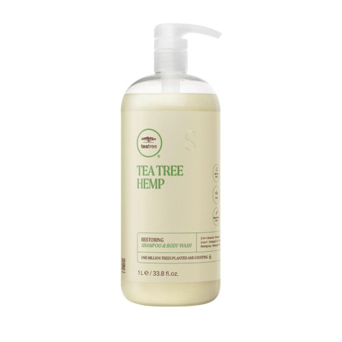 Paul Mitchell Tea Tree Hemp Restoring Shampoo And Body Wash 1000ml