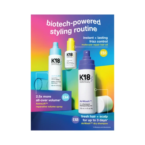 K18 Styling Routine Strut A5 