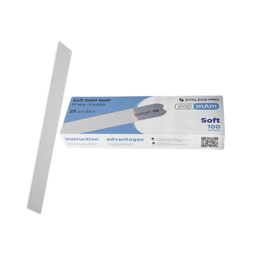 Staleks Disposable Files 100 grit (25 pcs)(foam layer)