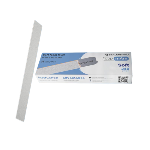 Staleks Disposable Files 240 grit (25 pcs)(foam layer)