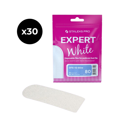 Staleks Disposable Pedicure Files 80 Grit (30 pcs)