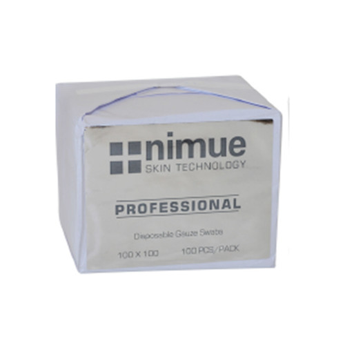 Nimue Gauze Swabs x 100 (100mmx100mm)with Label