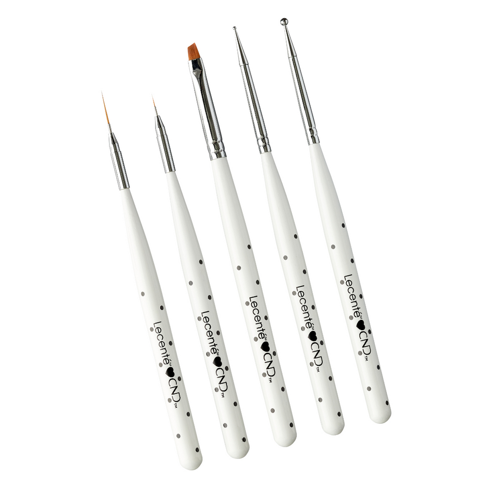 Lecenté x CND Nail Art Brushes Kit Sweet Squared