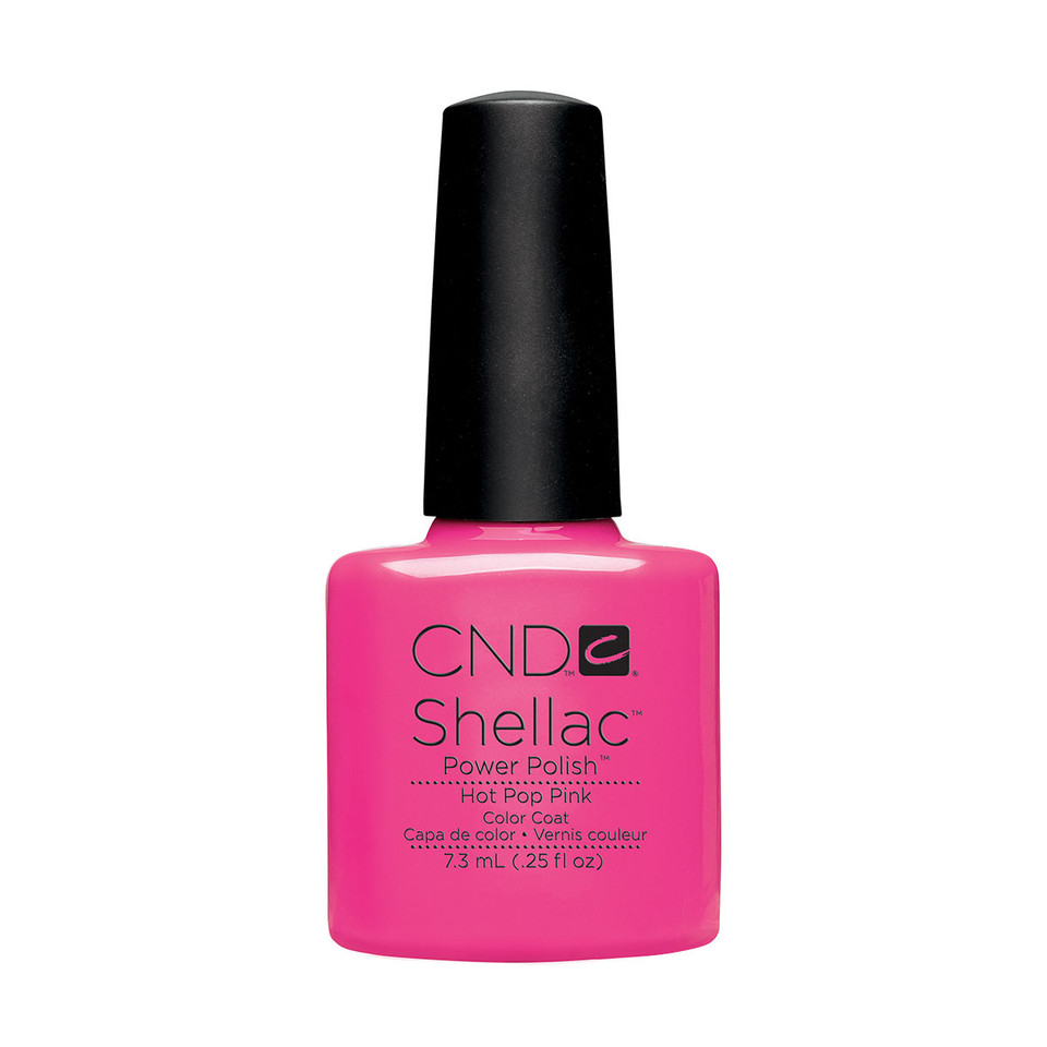 CND Shellac Hot Pop Pink 7.3ml - Sweet Squared