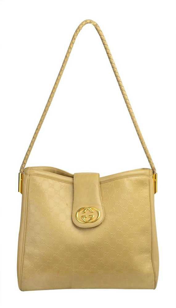 Gucci Logo Caramel Handbag