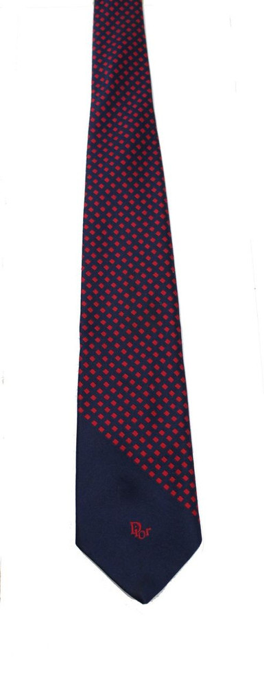 Vintage Christian Dior Red Square Tie