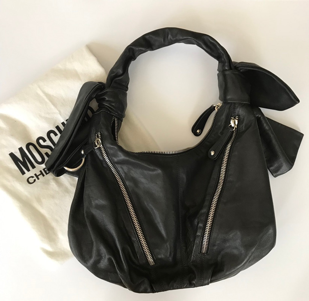 leather biker bag