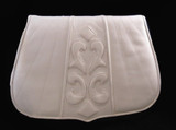 Barbara Bolan White Leather Handbag with Interesting Design