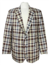 Vintage Haggar Brown Plaid Jacket