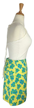 Lilly Pulitzer Yellow, Blue & Green Flowered Skirt