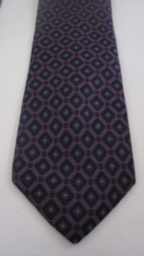 Gianni Versace Purple, Blue & Red Diamond Tie