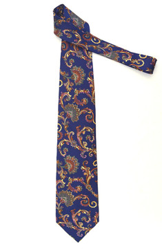 Christian Dior Paisley Patterned Silk Tie