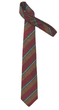 Vintage Cacharel Textured Stripes Silk Tie