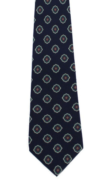 Nina Ricci Navy Blue Silk Tie