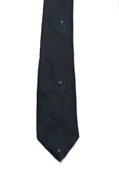 Vintage Christian Dior Dark Skinny Silk Tie