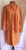 Vintage 1970s Geoffrey Beene Orange Lurex Halter Dress with Matching Jacket