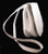 Barbara Bolan White Leather Handbag with Interesting Design