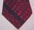 Indigo & Red Brocade Vintage Tie