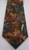 Karl Lagerfeld Brown & Green Flower Tie