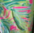 Lilly Pulitzer Pink & Green Palm Tree Zip Front Jacket Size XS