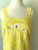 Vintage Lilly Pulitzer Yellow & White Shift Dress Size 6