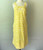 Vintage Lilly Pulitzer Yellow & White Shift Dress Size 6