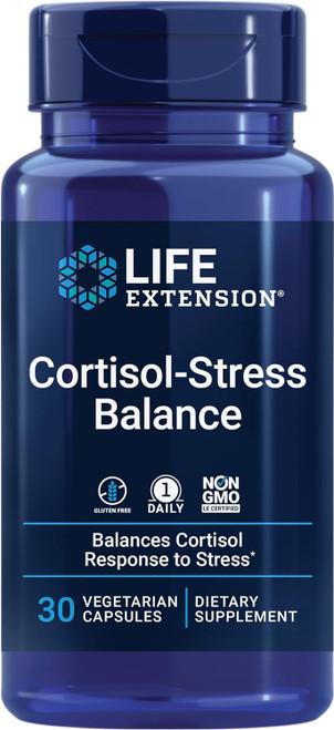 Life Extension Cortisol-Stress Balance, Relora® Magnolia bark, Green T