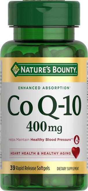 Nature's Bounty CoQ10 , Dietary Supplement, Supports Heart Health, 400