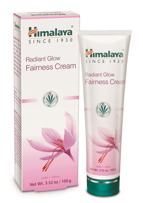 Himalaya Radiant Glow Fairness Cream for Dark Spots, Eye Bags and Unde