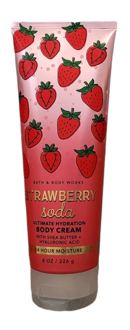 Bath and Body Works Strawberry Soda Ultra Shea Hydrating Body Cream 8