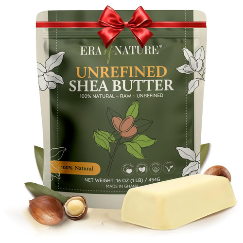 Organic Unrefined Raw AFRICAN IVORY WHITE SHEA BUTTER, for Dry Skin Ba