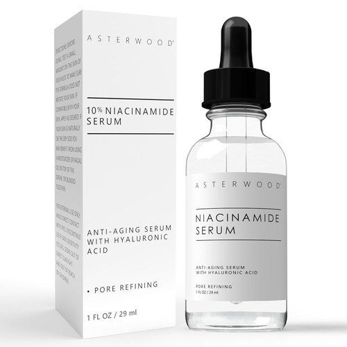 Asterwood Niacinamide Serum for Face - Anti-Aging, Pore Minimizing, Hy