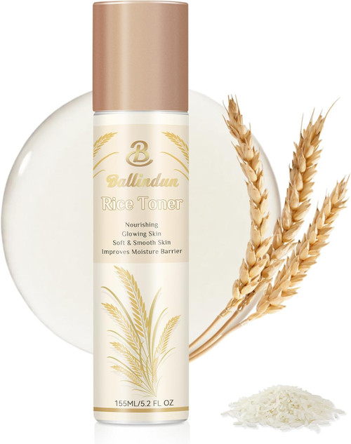 Toner for Face, Rice Toner Rice Water, 155ML Face Toner for Women, Ref