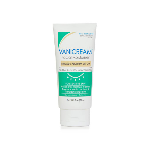 Vanicream Facial Moisturizer with SPF 30 - Mineral Sunscreen - 2.5fl o
