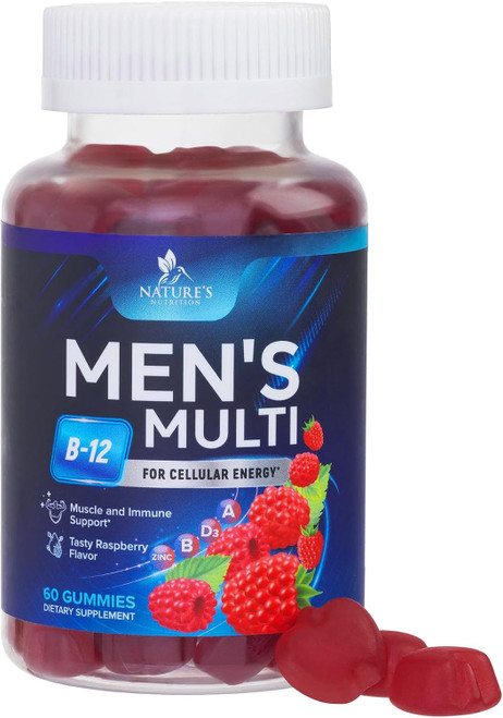Multivitamin for Men - Daily Mens Multivitamins & Multiminerals with Vitamin D, Vitamin C, B12 Zinc & More - Energy, Mem