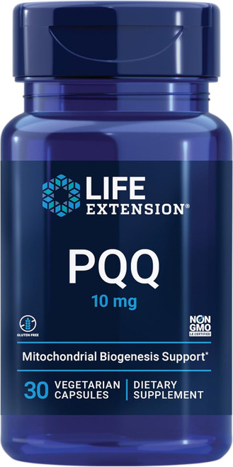 Life Extension PQQ Caps  Pyrroloquinoline Quinone, 10 mg  Promotes The Growth of New Mitochondria, ATP, Energy Support