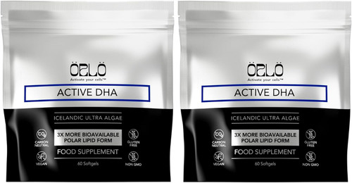 Orlo DHA - Vegan DHA Omega 3 Supplement - Triple Strength Omega3s - Plant Based DHA & EPA Fatty Acids Algae Omega-3 Oil