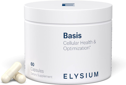 ELYSIUM Basis NAD Plus Supplement 30 Servings - with Nicotinamide Riboside 250mg and Pterostilbene 50mg - Healthy Aging
