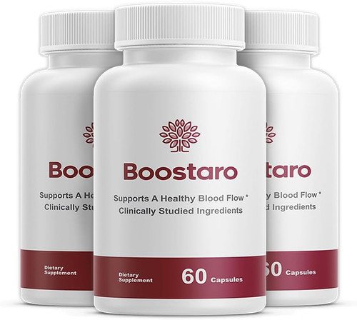 Boostaroo ED Pills Advanced Formula Supplement - Maximum Strength Blood Flow Support Formula - Healthy Blood Flow Pills