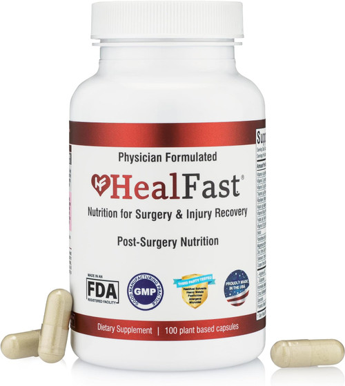 Surgery & Injury Recovery Supplement (Post-Op) - Supports Healing Optimization for Surgery, Wounds, Scar Treatment & Bru