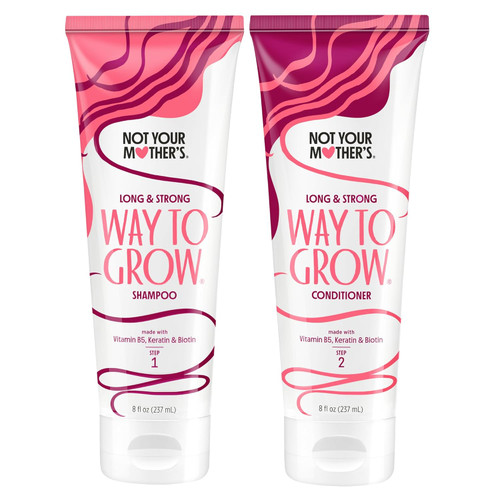 Not Your Mother's Way to Grow Shampoo and Conditioner (2-Pack) - 8 fl oz - Ideal for All Hair Types - Helps Cleanse, Moisturize, a