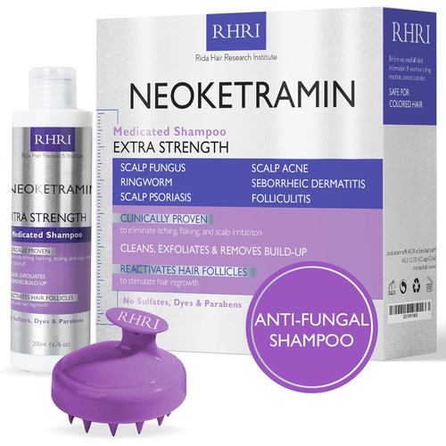 Anti Fungal Shampoo for Men & Women | Anti Dandruff, Medicated, Folliculitis Shampoo for Dry Scalp, Psoriasis, Ringworm | for Itch