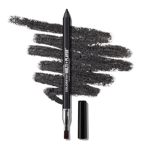 REVLON ColorStay Multiplayer Liquid-Glide Eye Pencil, Multi-Use Eye Makeup With Blending Brush, Blends Then Sets, Creamy
