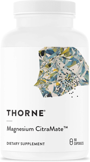 THORNE Magnesium CitraMate - Magnesium Supplement with Citrate-Malate - Support Heart, Skeletal Muscles, Cardiac, Lung F