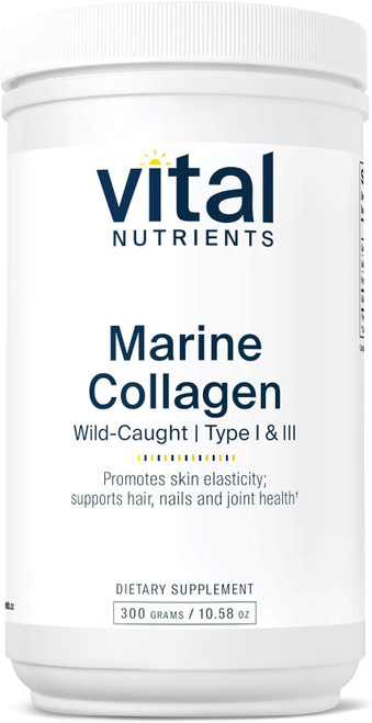 Vital Nutrients Marine Collagen Powder Unflavored | Hair, Skin, N