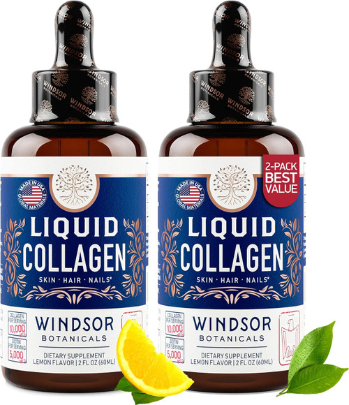 Liquid Collagen for Women and Men - Hair, Skin, Nails Vitamins, C