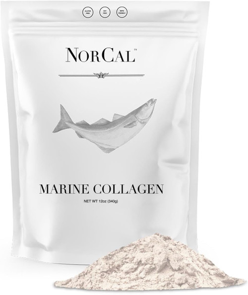 Norcal Marine Collagen - 12oz Marine Collagen Peptides Powder | H