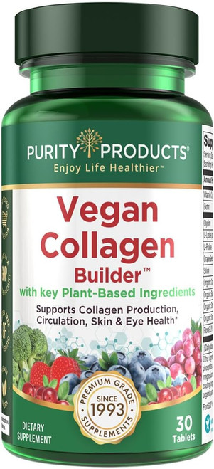 Vegan Collagen Builder - Organic Whole Foods Fruits + Veg, Silica